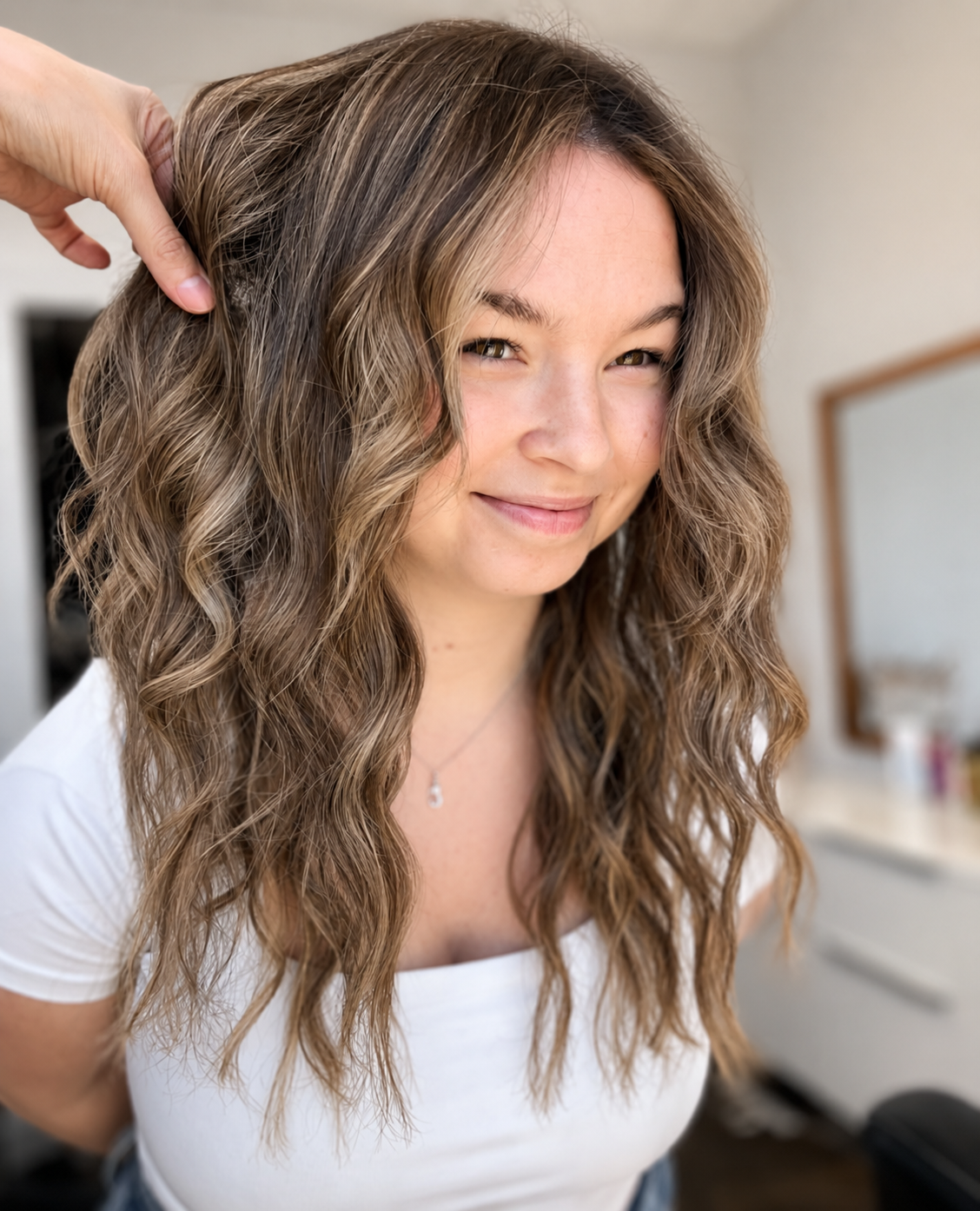 Wavy hair result